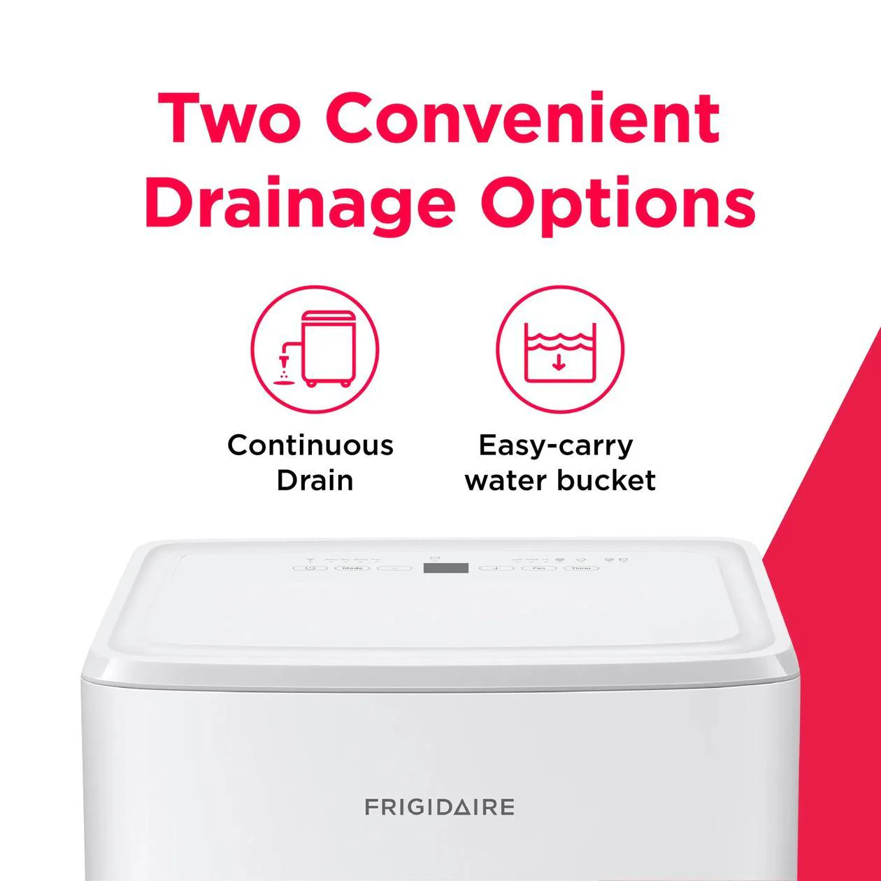 Frigidaire FHDD2234W1 22 Pint Dehumidifier with Wi-Fi (Energy Star) - Image 7