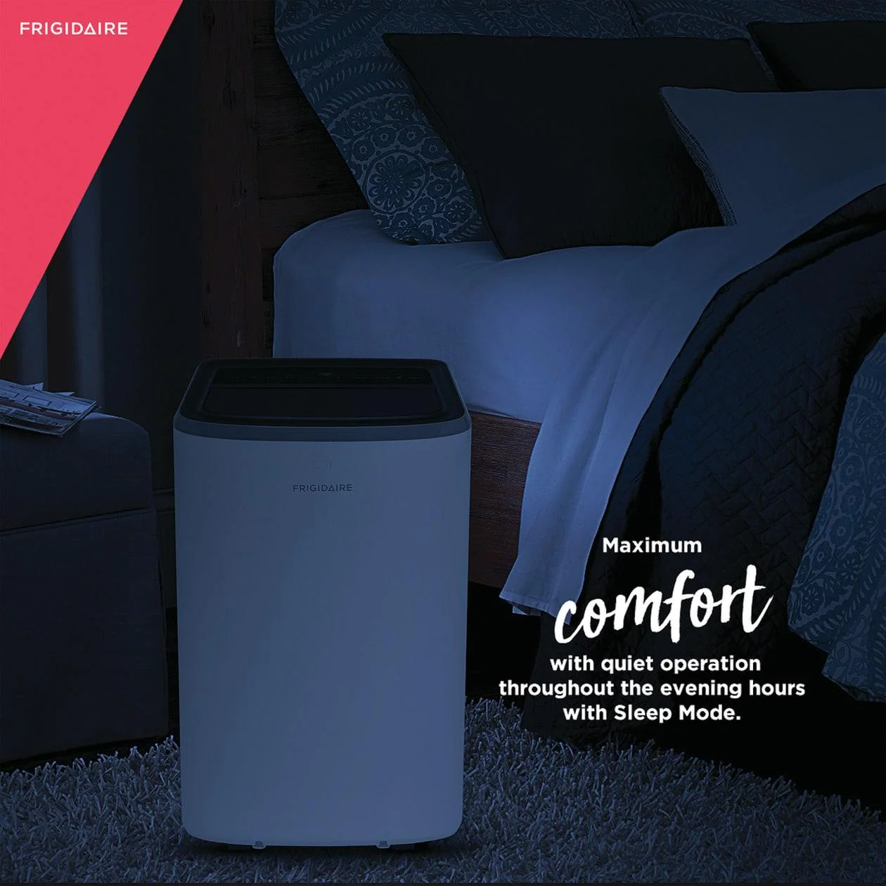 Frigidaire FHPW142AC1 3-in-1 Connected Portable Room Air Conditioner 14,000 BTU (ASHRAE) / 10,000 BTU (DOE) - Image 5