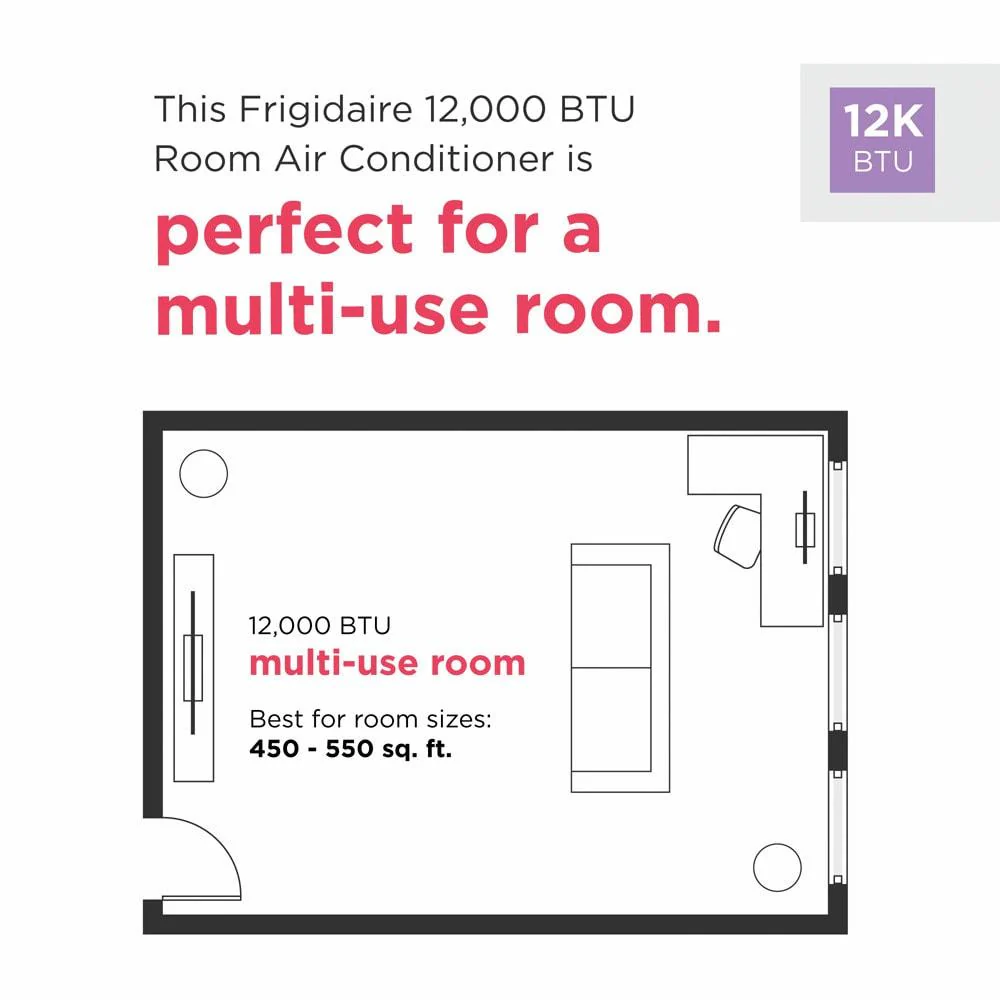 Frigidaire FHTC123WB2 12,000 BTU Through the Wall Air Conditioner 208/230 V - Image 2