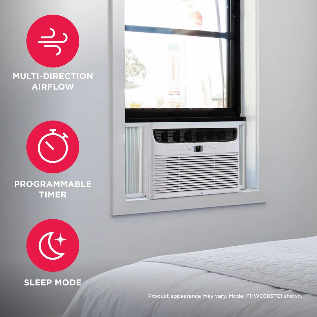 Frigidaire FHWC103TC1 10,000 BTU Window Room Air Conditioner - Image 4