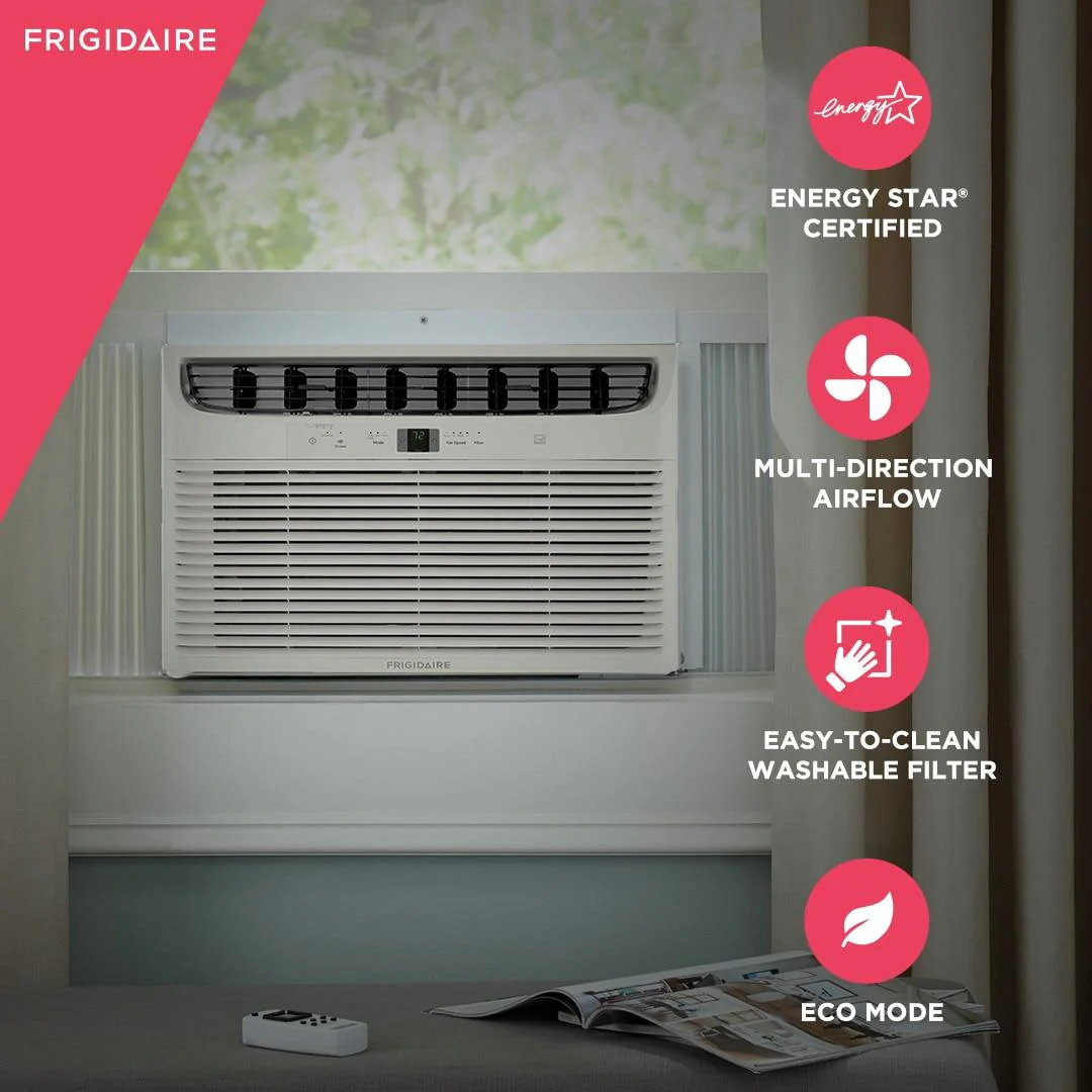 FHWW183WC2 Frigidaire 18,000 BTU Connected Window Air Conditioner with Slide Out Chassis - Image 4