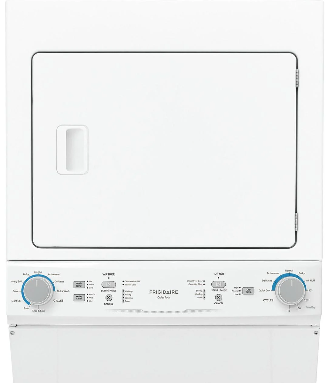 Frigidaire FLCE7522AW Electric Washer/Dryer Laundry Center - 3.9 Cu. Ft Washer and 5.5 Cu. Ft. Dryer - Image 4