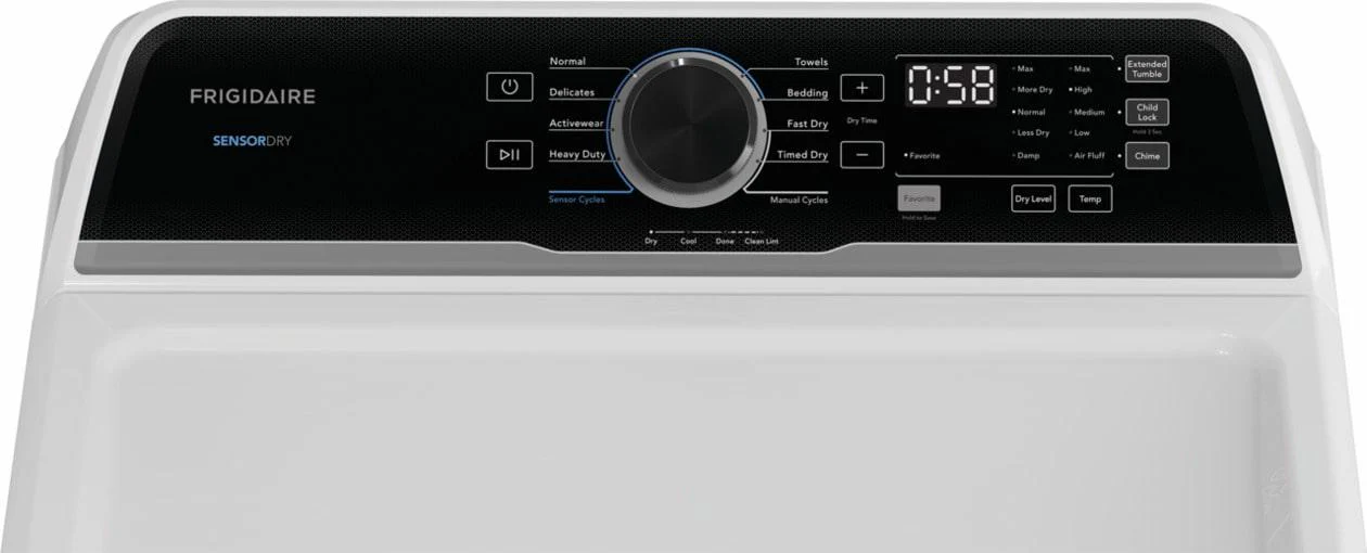 Frigidaire FLVE7523BW 7 Cu. Ft. Electric Dryer - Image 3