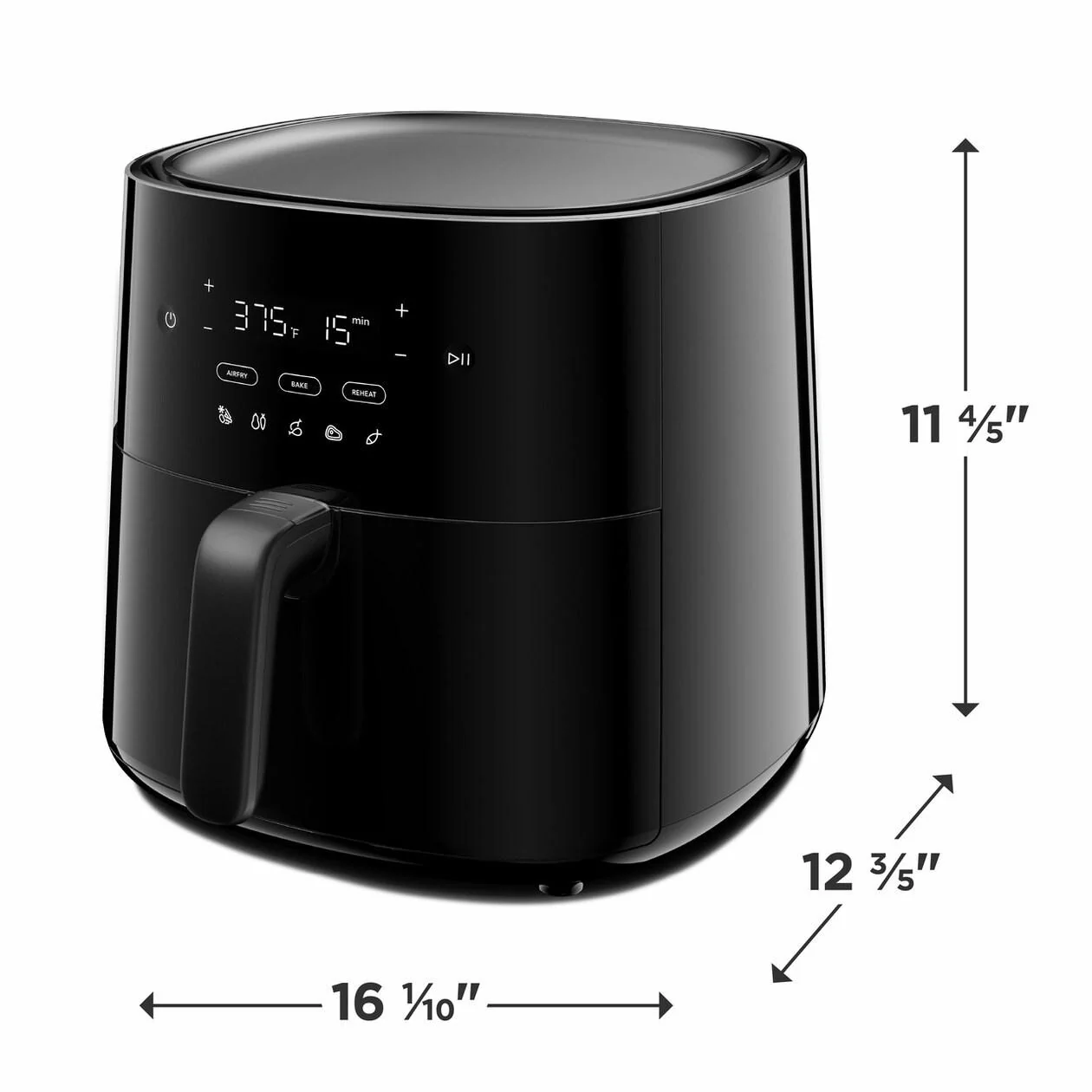 Frigidaire FRAFM100B 3-in-1 5.3 Quart Air Fryer - Image 2