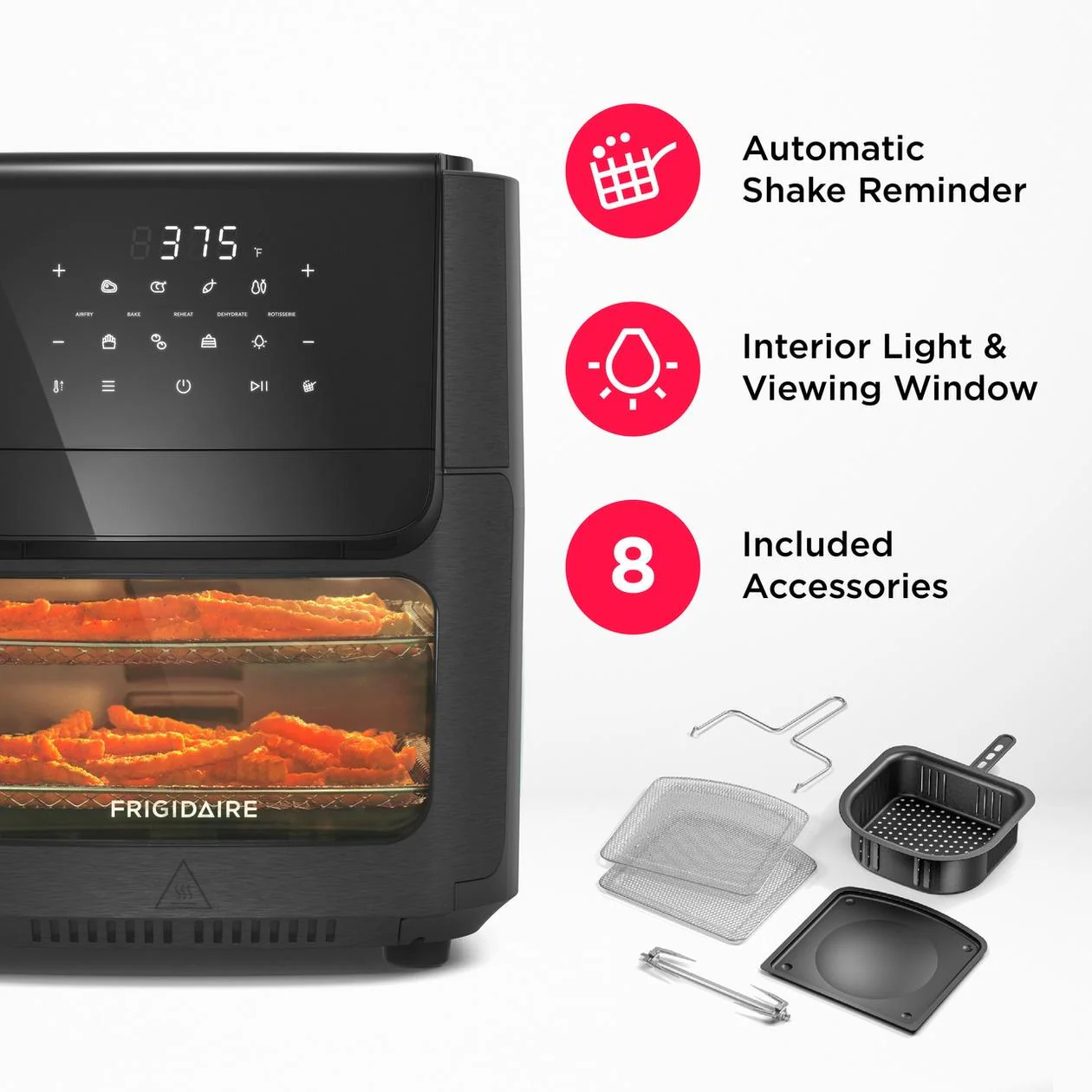 Frigidaire FRCO100B 5-in-1 Air Fryer Combo Oven - Image 7