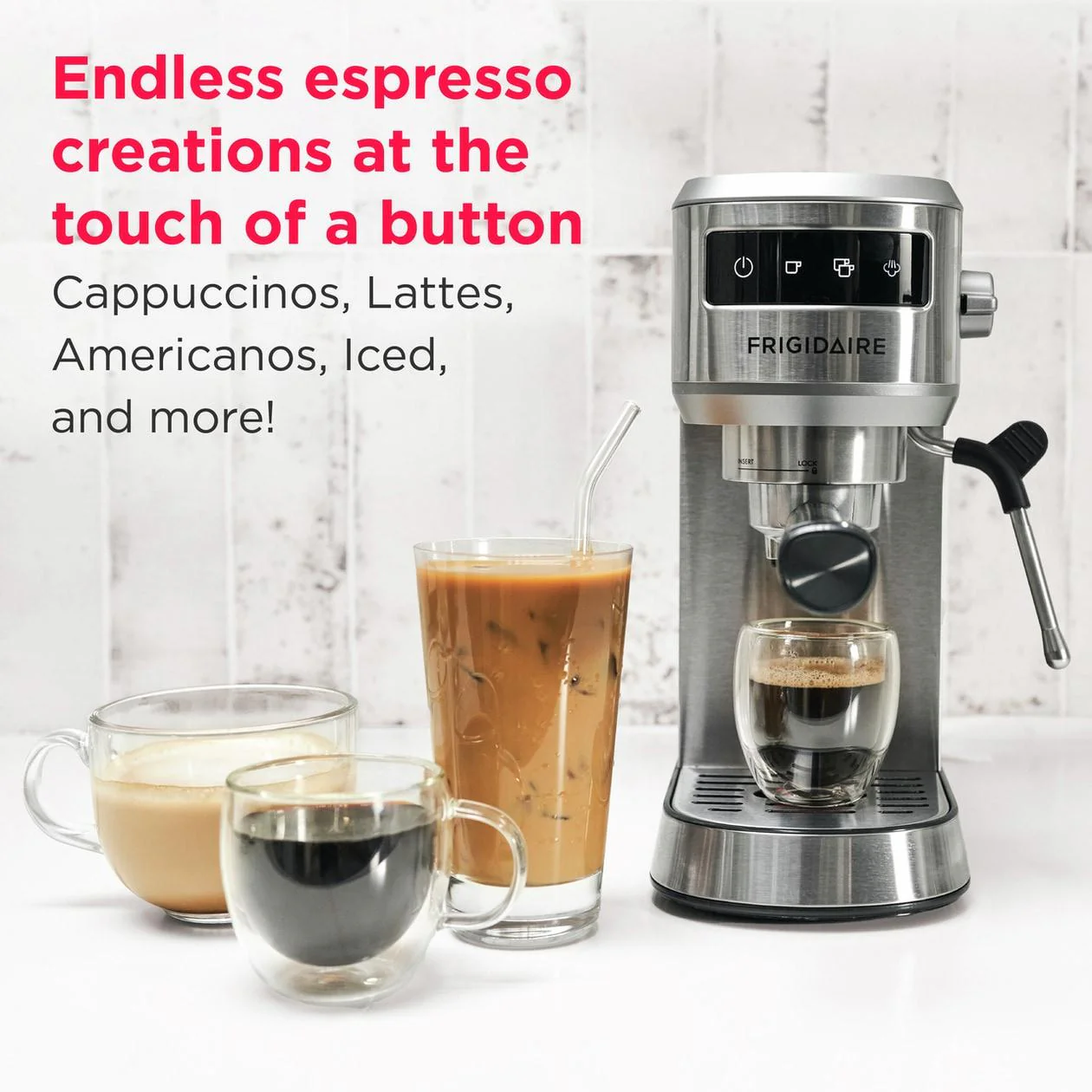 Frigidaire FREM100SS Steam Espresso Maker - Image 4
