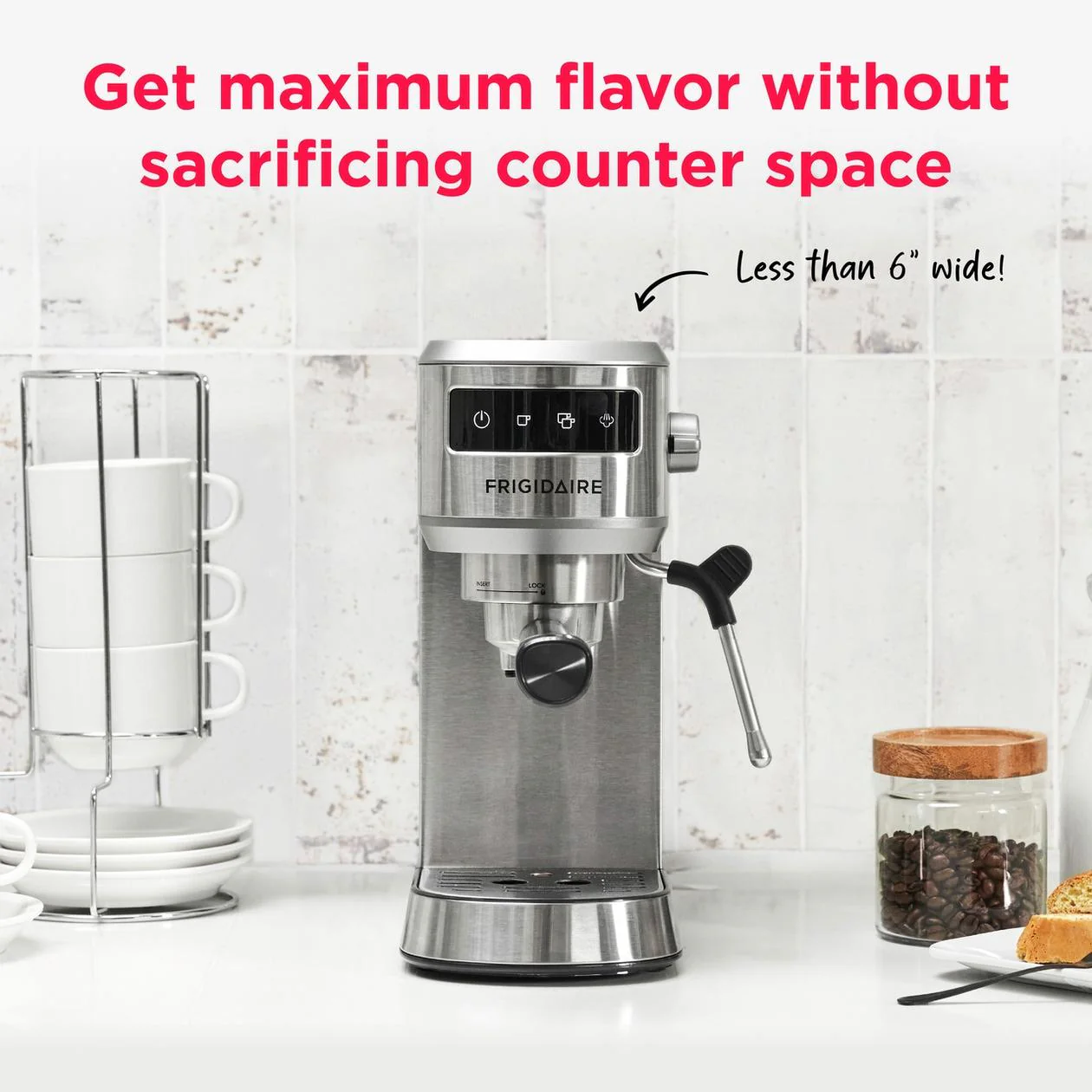 Frigidaire FREM100SS Steam Espresso Maker - Image 7