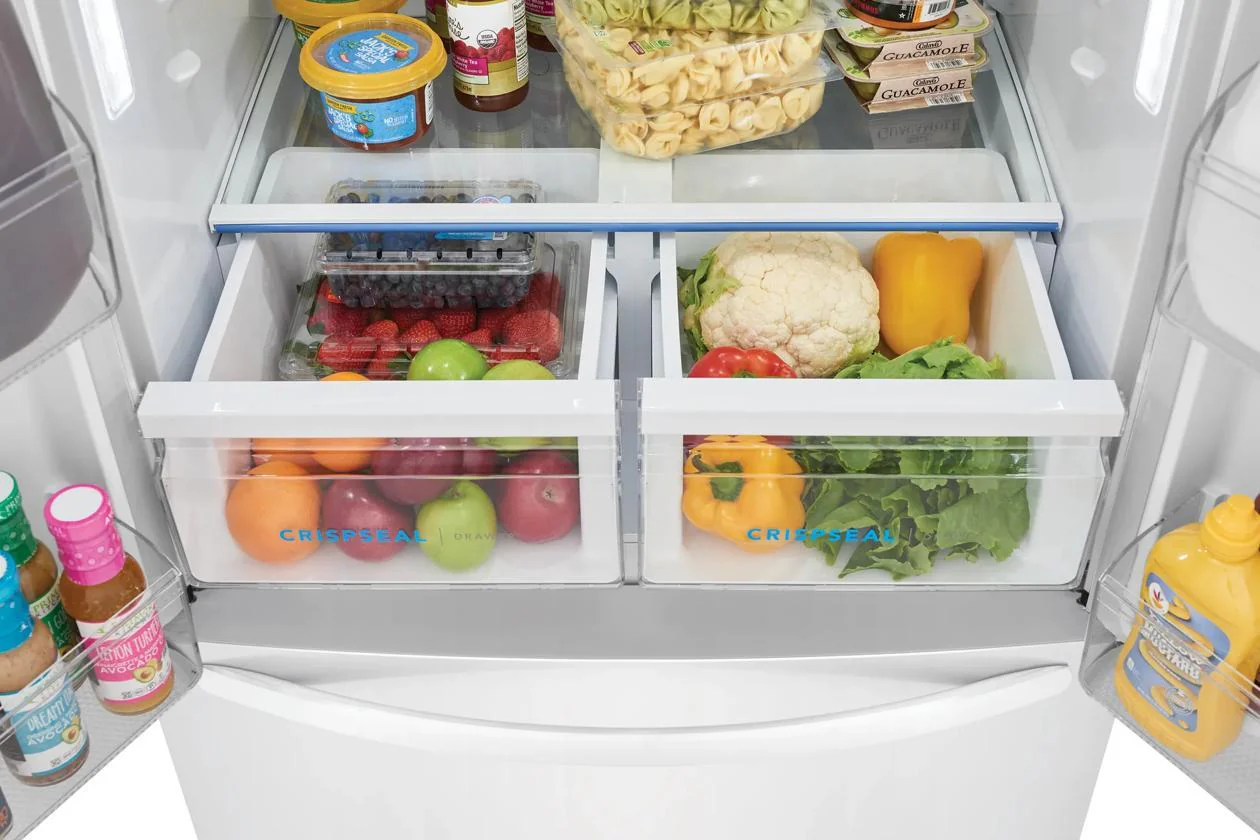 Frigidaire FRFG1723AW 18 Cu. Ft. Counter-Depth French Door Refrigerator - Image 6
