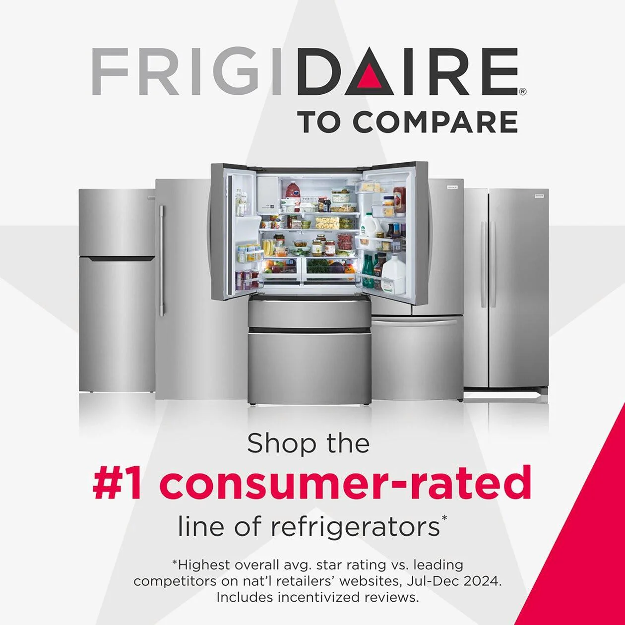 Frigidaire FRFG2011AV 20 Cu. Ft. Counter-Depth French Door Refrigerator - Image 2