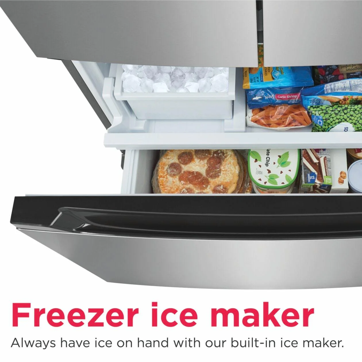 Frigidaire FRFG2011AV 20 Cu. Ft. Counter-Depth French Door Refrigerator - Image 7