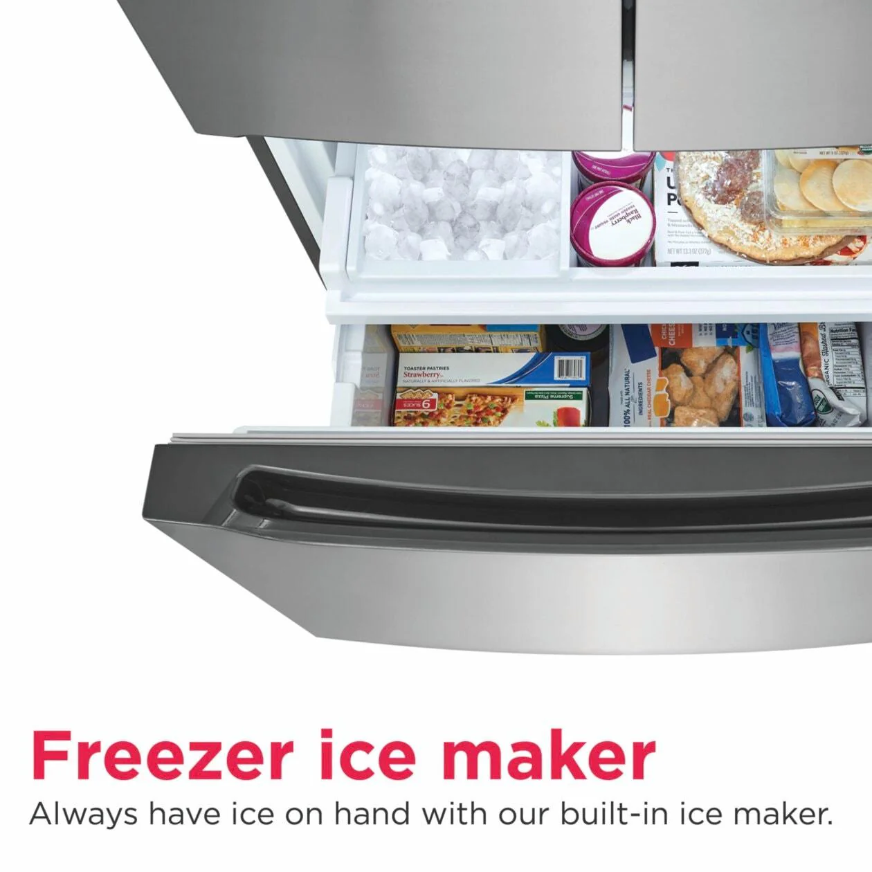 Frigidaire FRFG2033AV 20 Cu. Ft. Counter-Depth French Door Refrigerator - Image 6