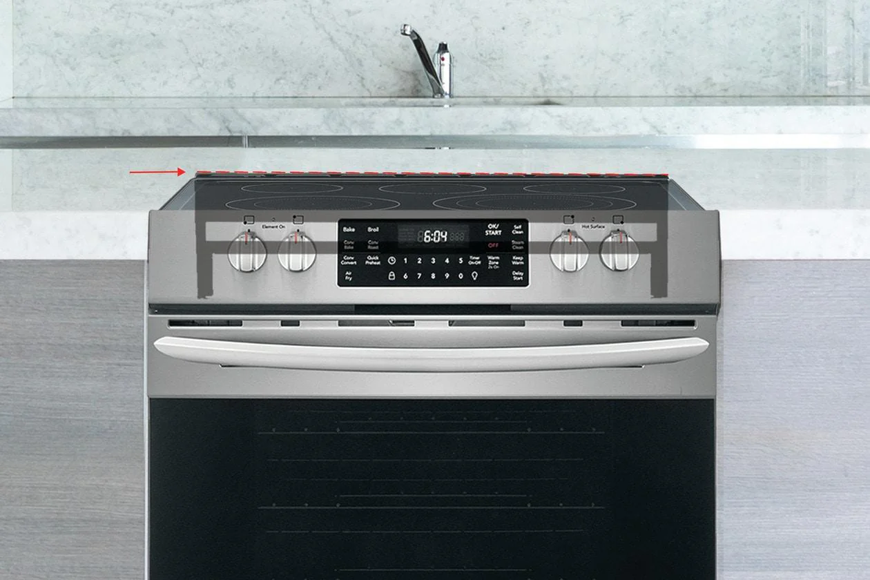Frigidaire FRIGBKFILL Front Control Freestanding Range Island Trim - Image 2