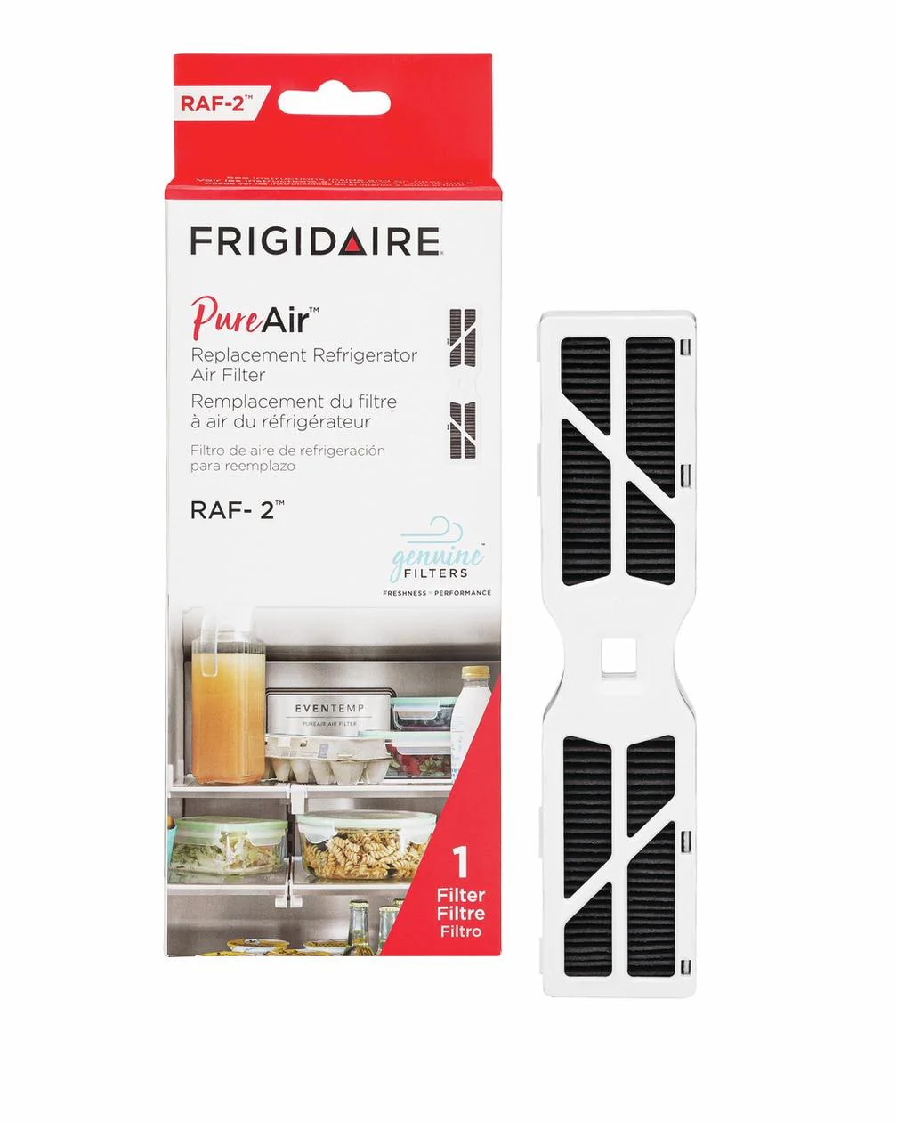 Frigidaire FRIGCOMBO8 FPPWFU02, FRGPAAF2, and (2) FRPAPK2RF Water and Air Filter Combo Kit with Produce Keeper Plus - Image 3
