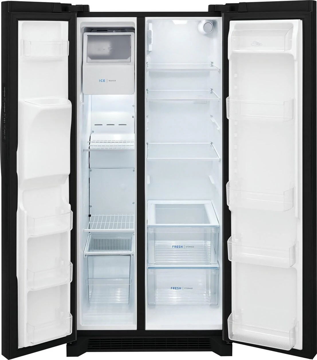 Frigidaire FRSS2323AB 22 Cu. Ft. 33" Standard Depth Side by Side Refrigerator - Image 3