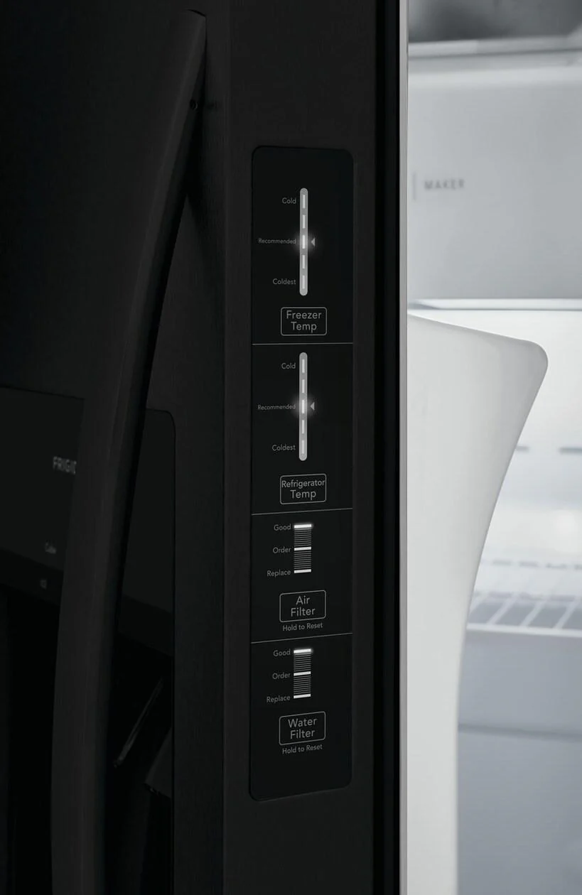 Frigidaire FRSS2323AB 22 Cu. Ft. 33" Standard Depth Side by Side Refrigerator - Image 7