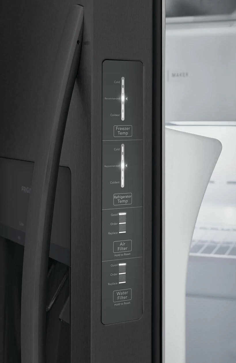 Frigidaire FRSS2323AD 22 Cu. Ft. 33" Standard Depth Side by Side Refrigerator - Image 6