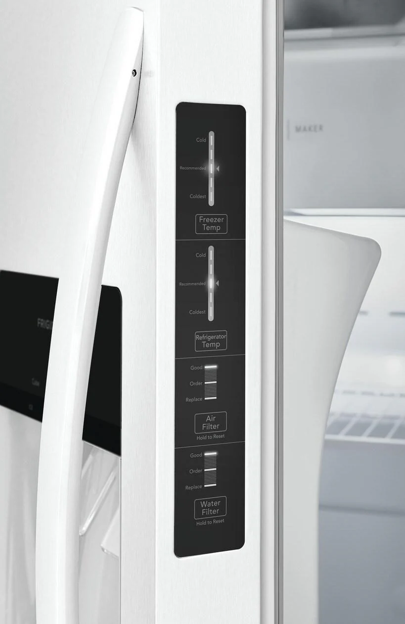 Frigidaire FRSS2323AW 22 Cu. Ft. 33" Standard Depth Side by Side Refrigerator - Image 7