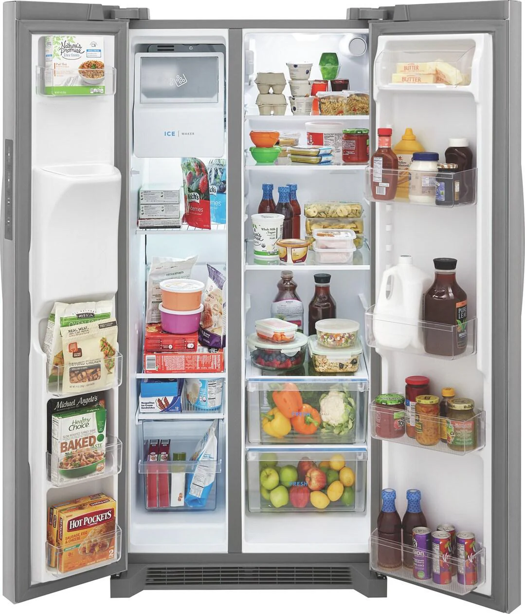 Frigidaire 22.3 Cu. Ft. 33" Standard Depth Side by Side Refrigerator - Image 4
