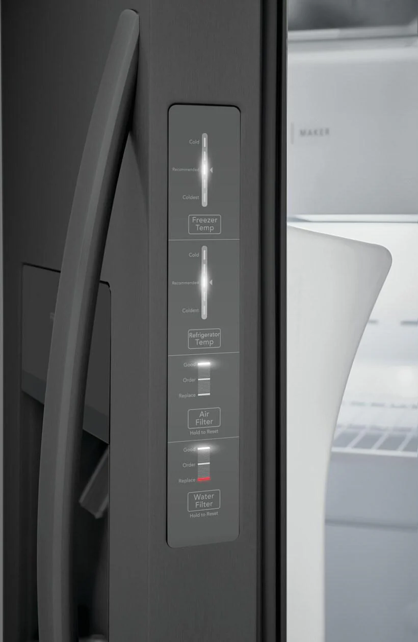 Frigidaire FRSS2623AD 26 Cu. Ft. 36" Standard Depth Side by Side Refrigerator - Image 7