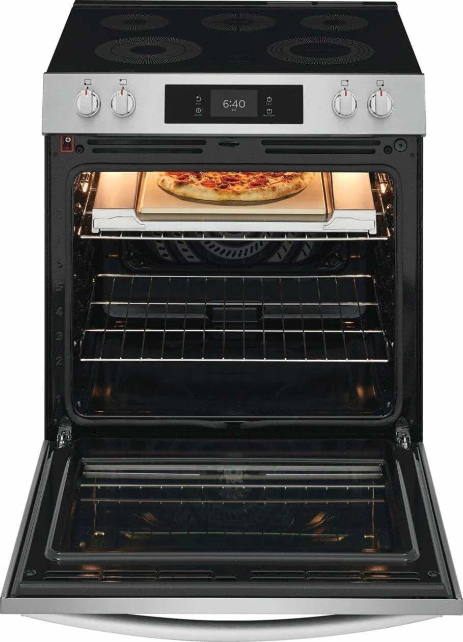 Frigidaire GCFE3070BF 30" Electric Range with Stone-Baked Pizza - Image 5