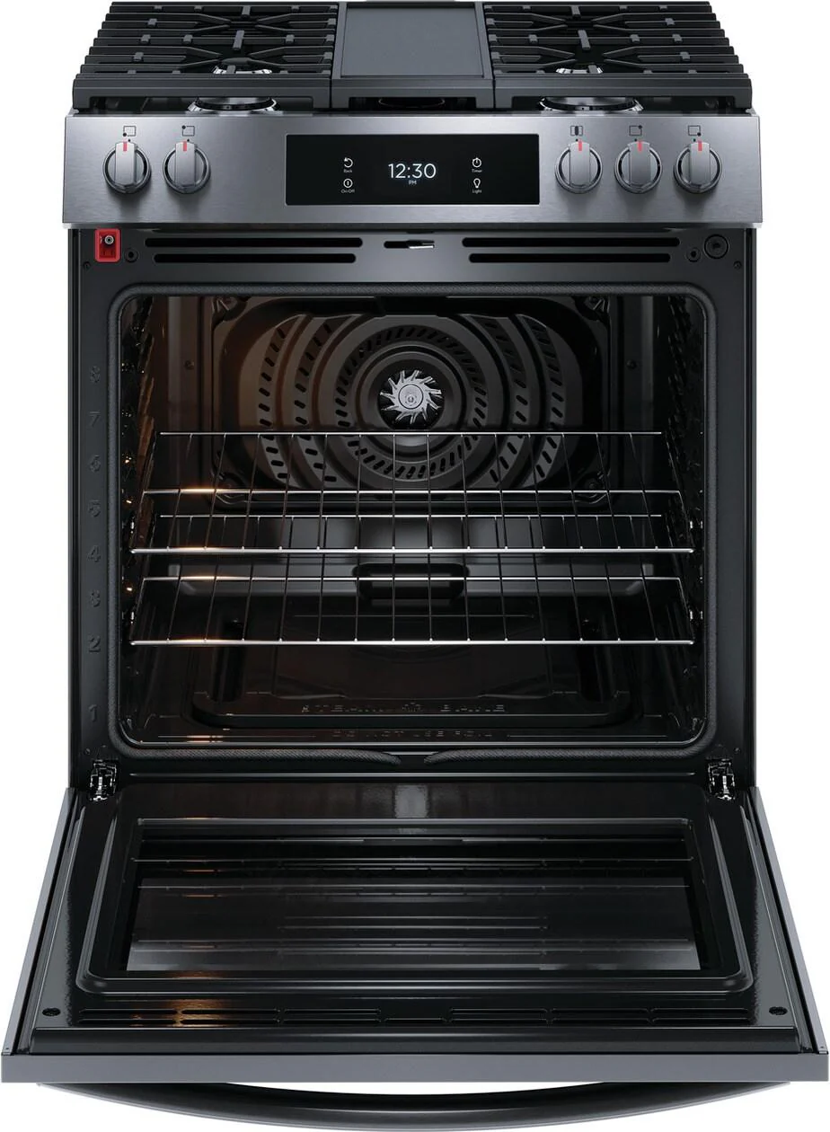 Frigidaire GCFG3060BD 30" Front Control Gas Range with Total Convection - Image 3