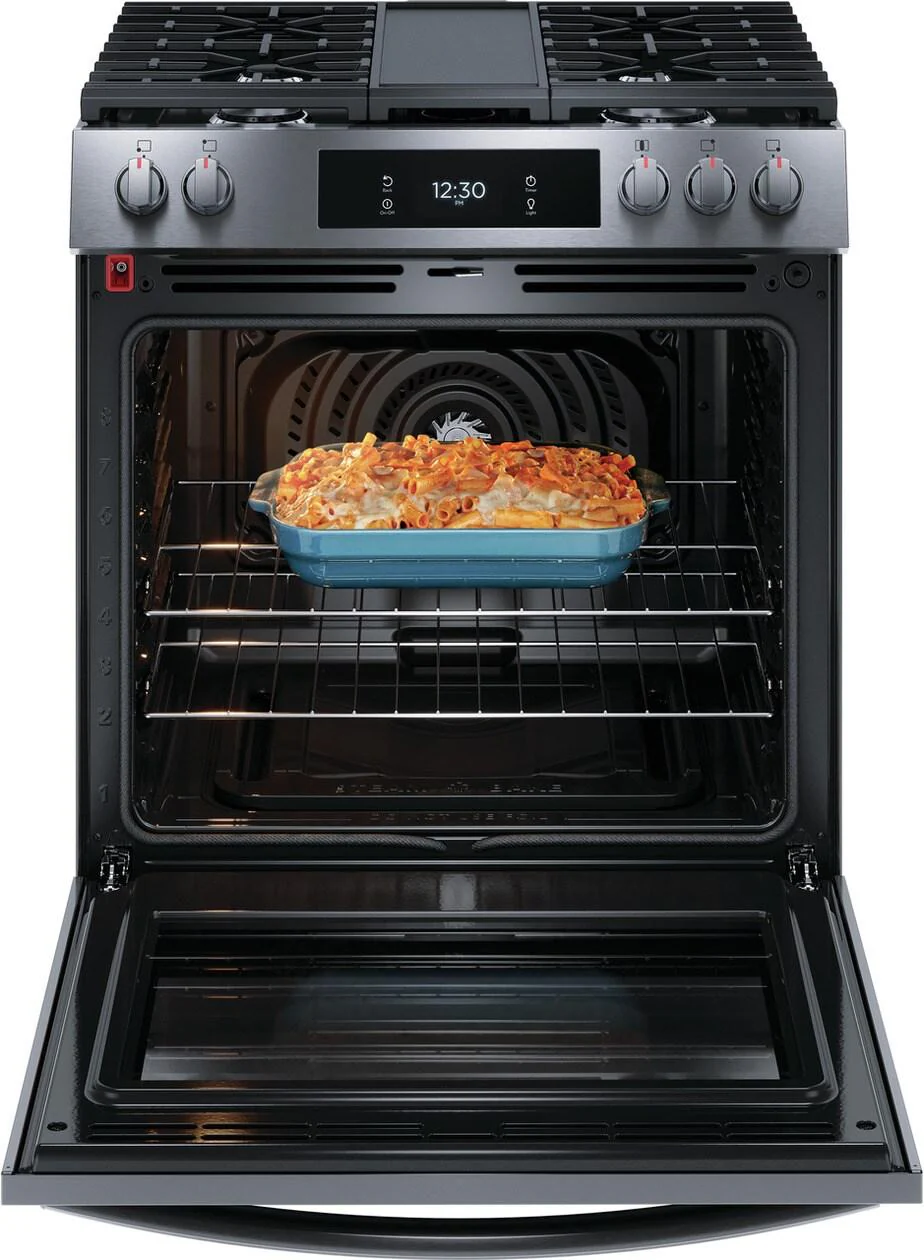 Frigidaire GCFG3060BD 30" Front Control Gas Range with Total Convection - Image 4
