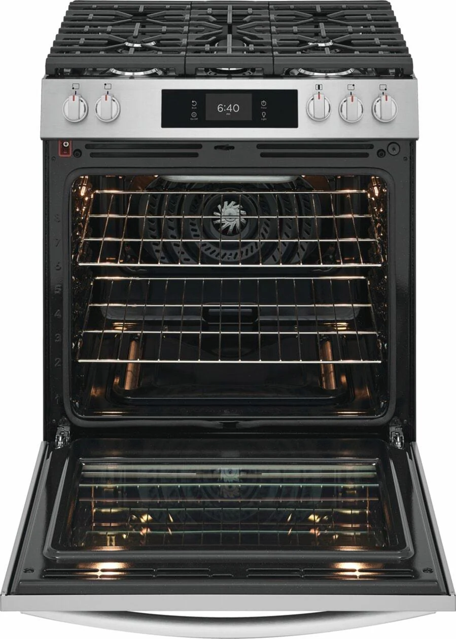 Frigidaire GCFG3070BF 30" Front Control Gas Range with Stone-Baked Pizza - Image 20