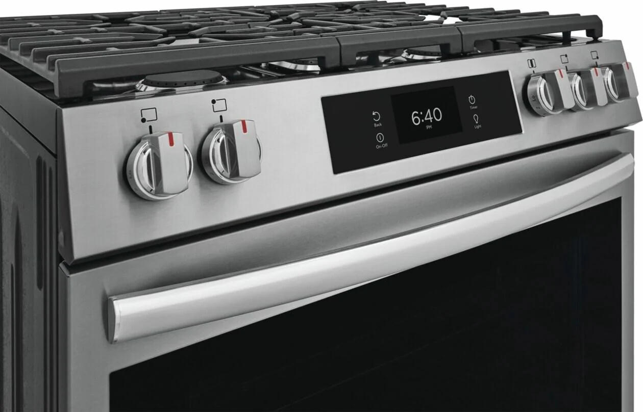 Frigidaire GCFG3070BF 30" Front Control Gas Range with Stone-Baked Pizza - Image 22