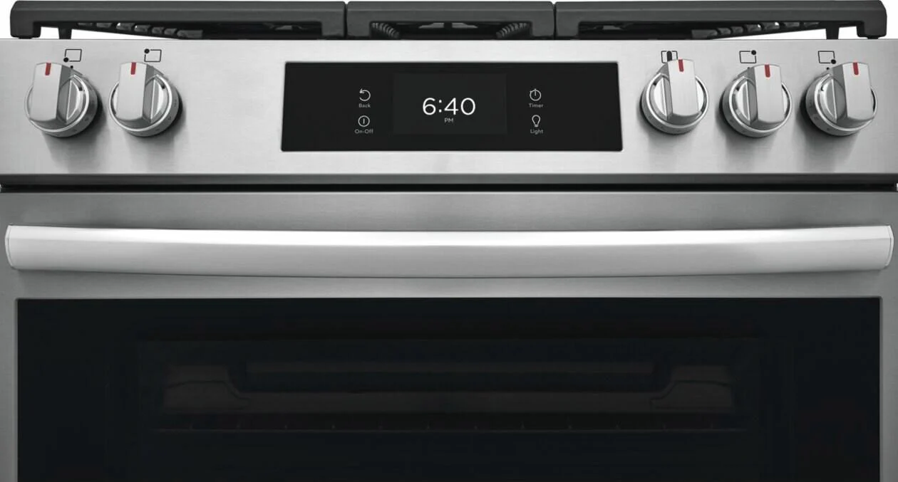 Frigidaire GCFG3070BF 30" Front Control Gas Range with Stone-Baked Pizza - Image 7