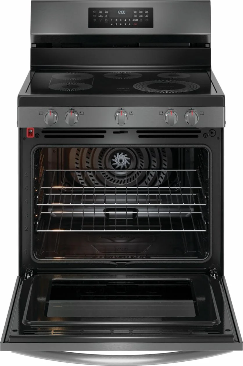 Frigidaire GCRE3060BD 30" Rear Control Electric Range with Total Convection - Image 3