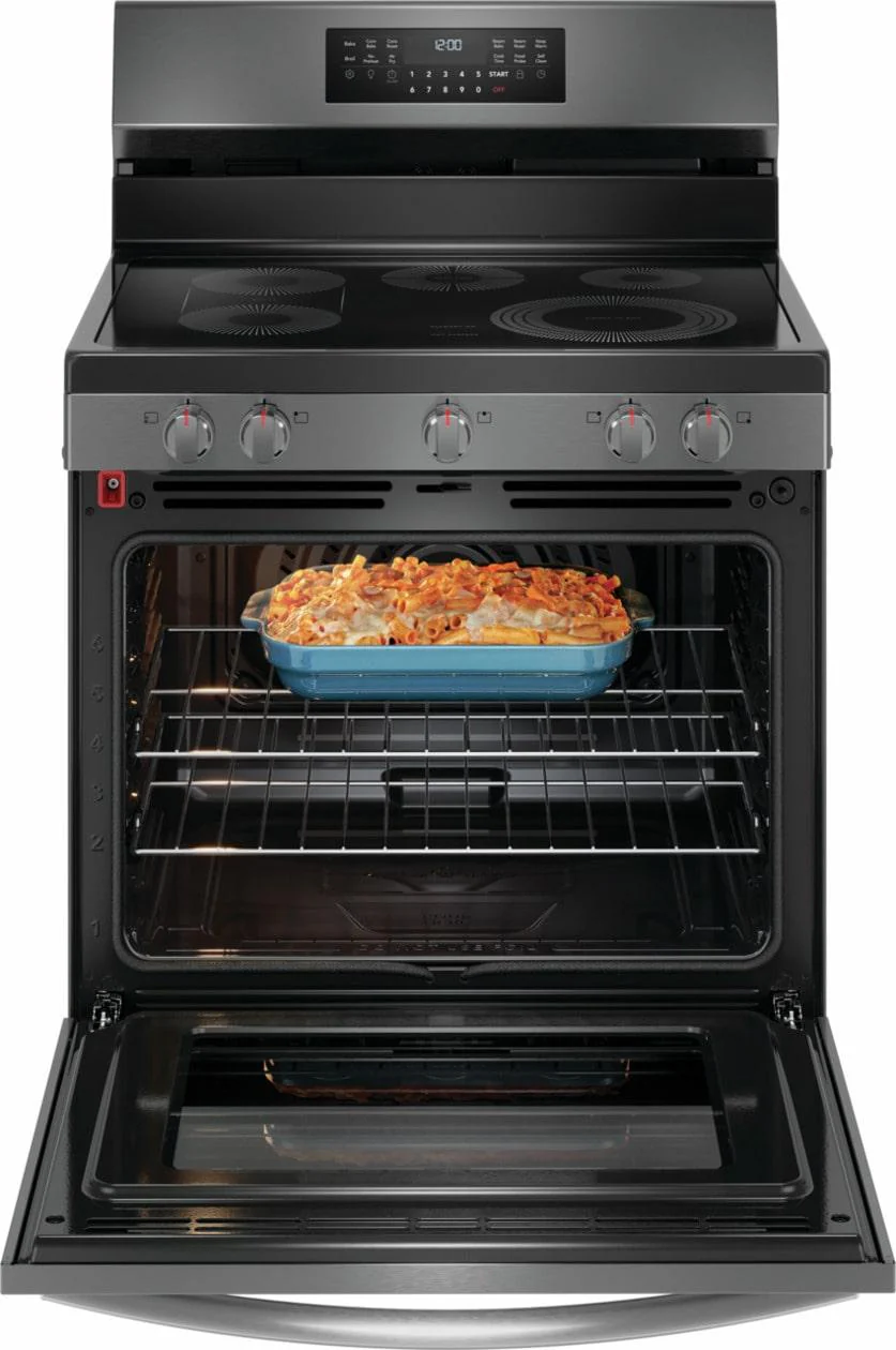 Frigidaire GCRE3060BD 30" Rear Control Electric Range with Total Convection - Image 4