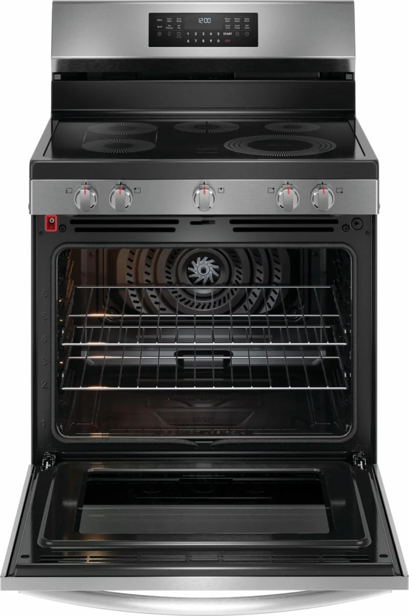 Frigidaire GCRE3060BF 30" Rear Control Electric Range with Total Convection - Image 3