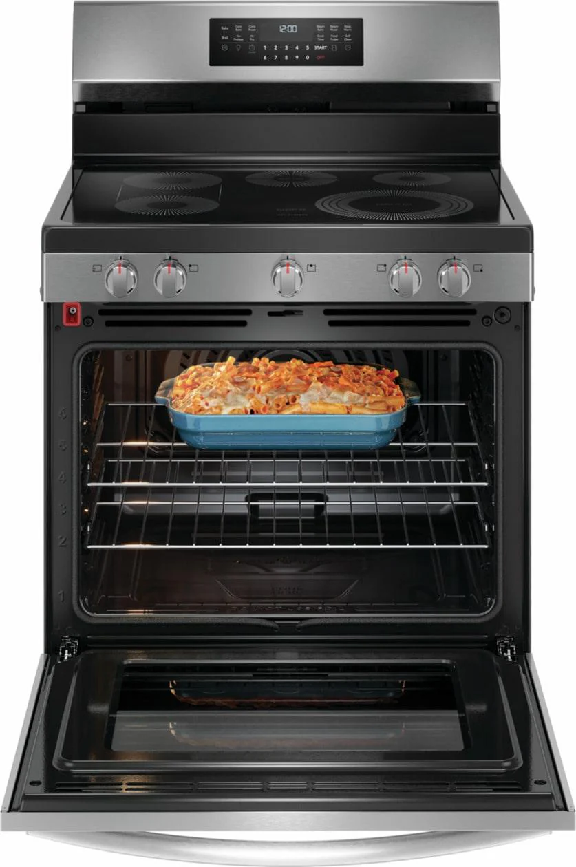 Frigidaire GCRE3060BF 30" Rear Control Electric Range with Total Convection - Image 4