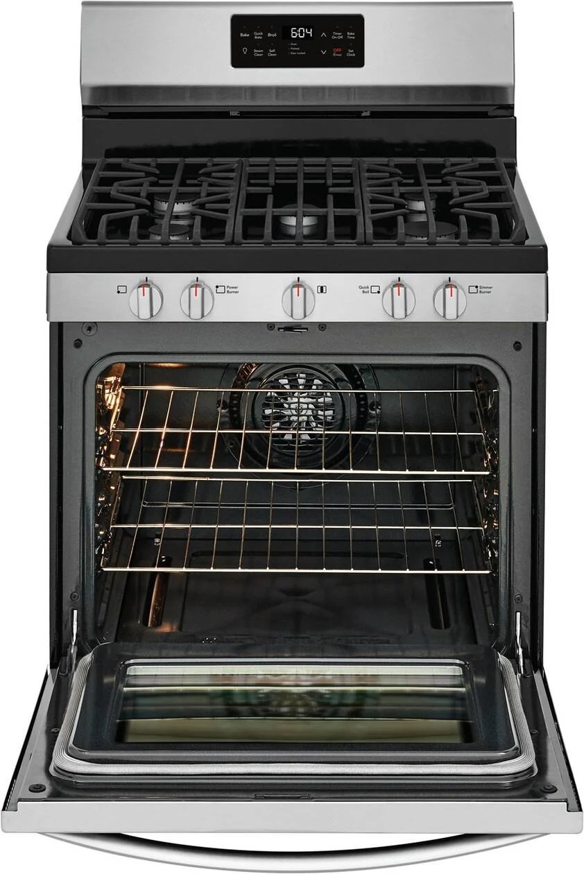 Frigidaire Gallery 30" Freestanding Gas Range with Steam Clean - Image 2