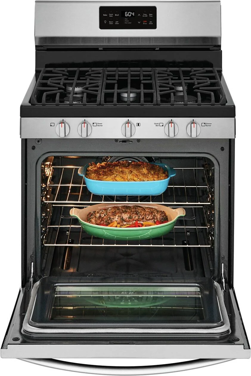 Frigidaire Gallery 30" Freestanding Gas Range with Steam Clean - Image 3