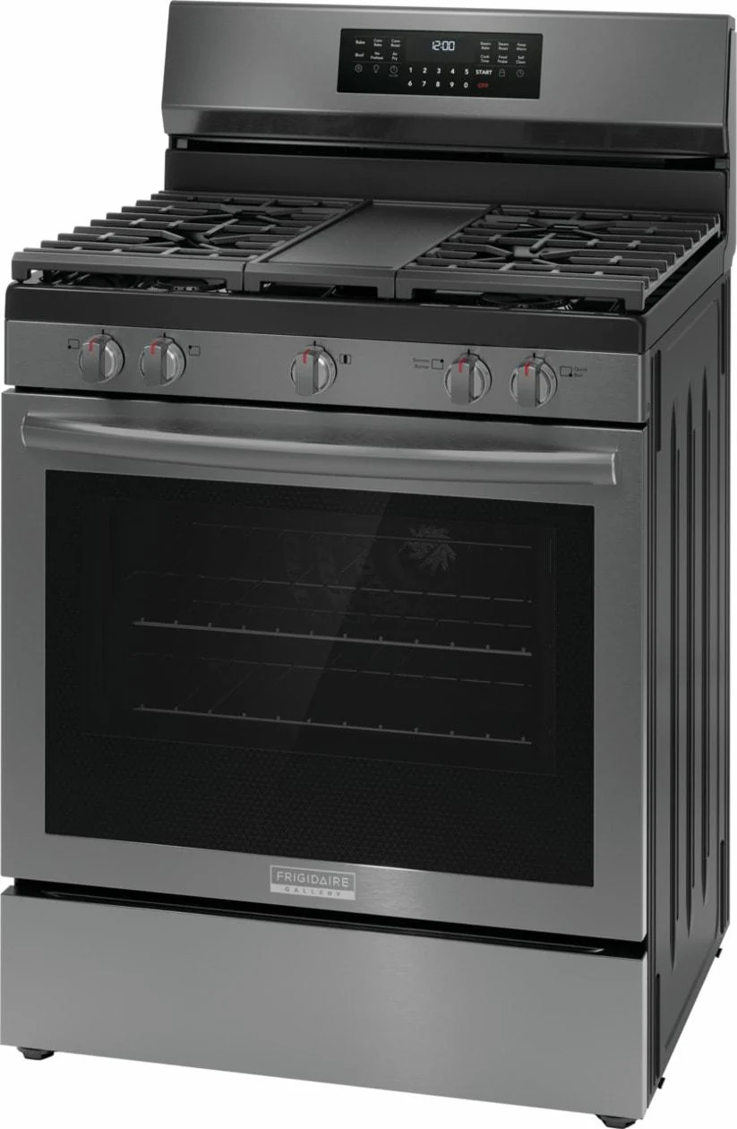 Frigidaire GCRG3060BD 30" Rear Control Gas Range with Total Convection - Image 8