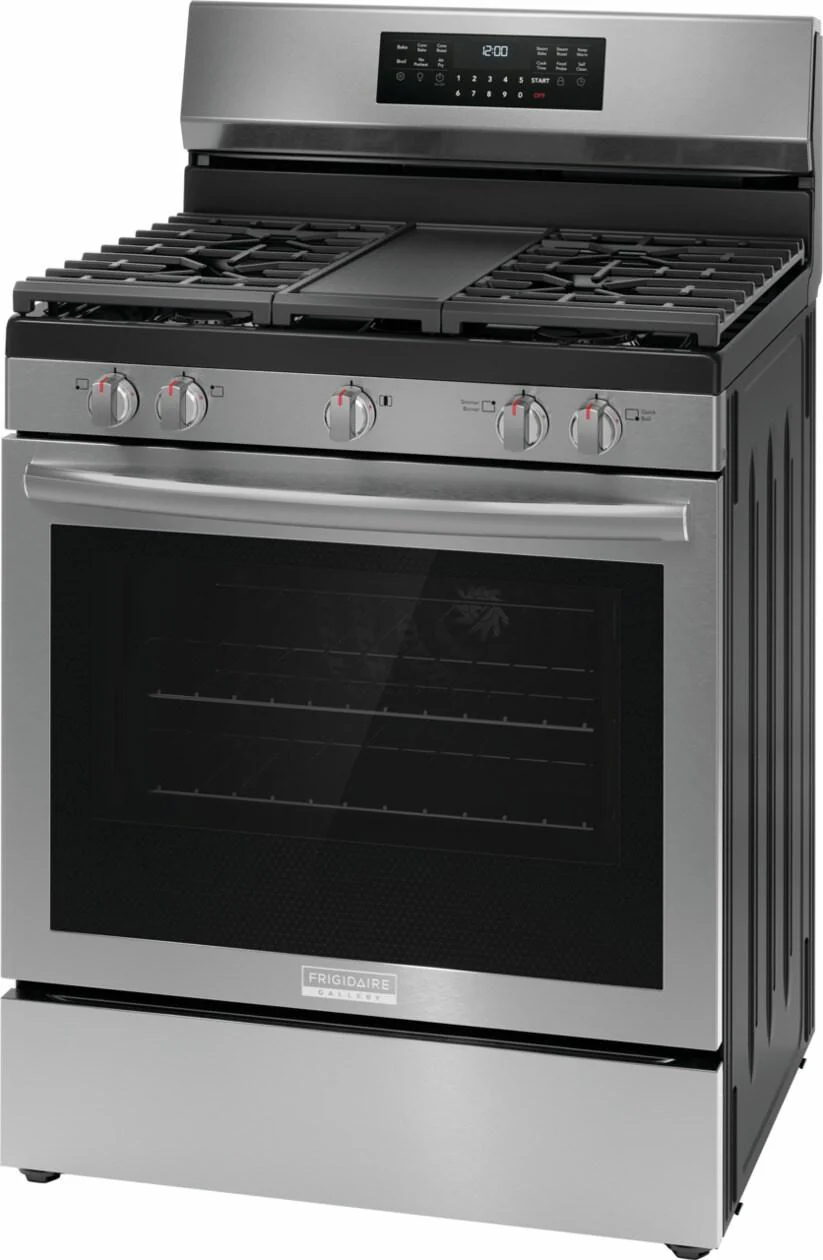 Frigidaire GCRG3060BF 30" Rear Control Gas Range with Total Convection - Image 8