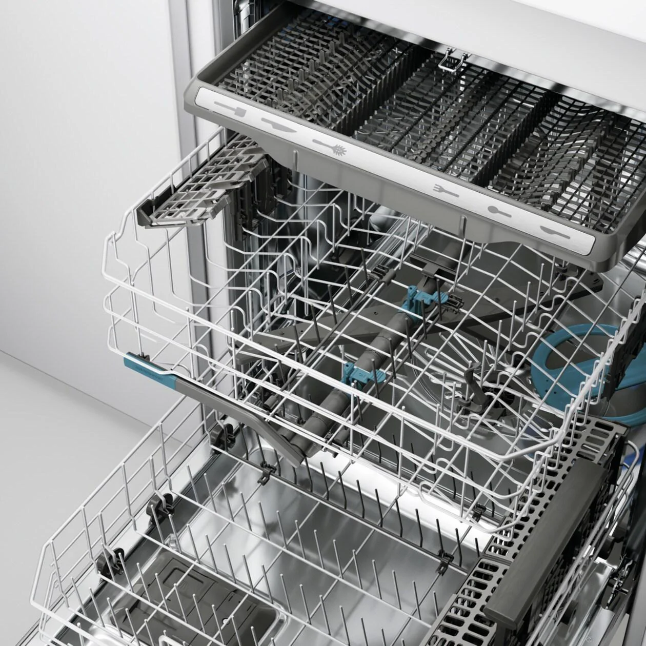 Frigidaire GDSH4715AF 24" Stainless Steel Tub Built-In Dishwasher with CleanBoost™ - Image 4