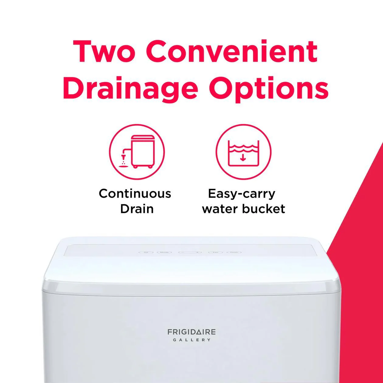 Frigidaire GHDD3535W1 2-in-1 35 Pint Dehumidifier with Built-in Allergy Filter and Wi-Fi (Energy Star) - Image 9