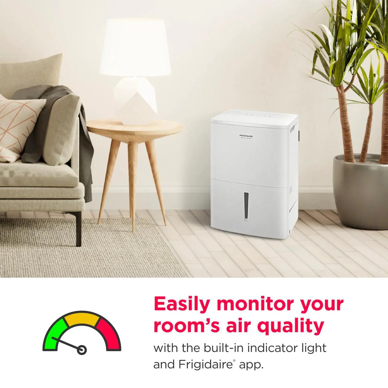 Frigidaire GHDD5035W1 2-in-1 50 Pint Dehumidifier with Built-in Allergy Filter and Wi-Fi (Energy Star) - Image 11