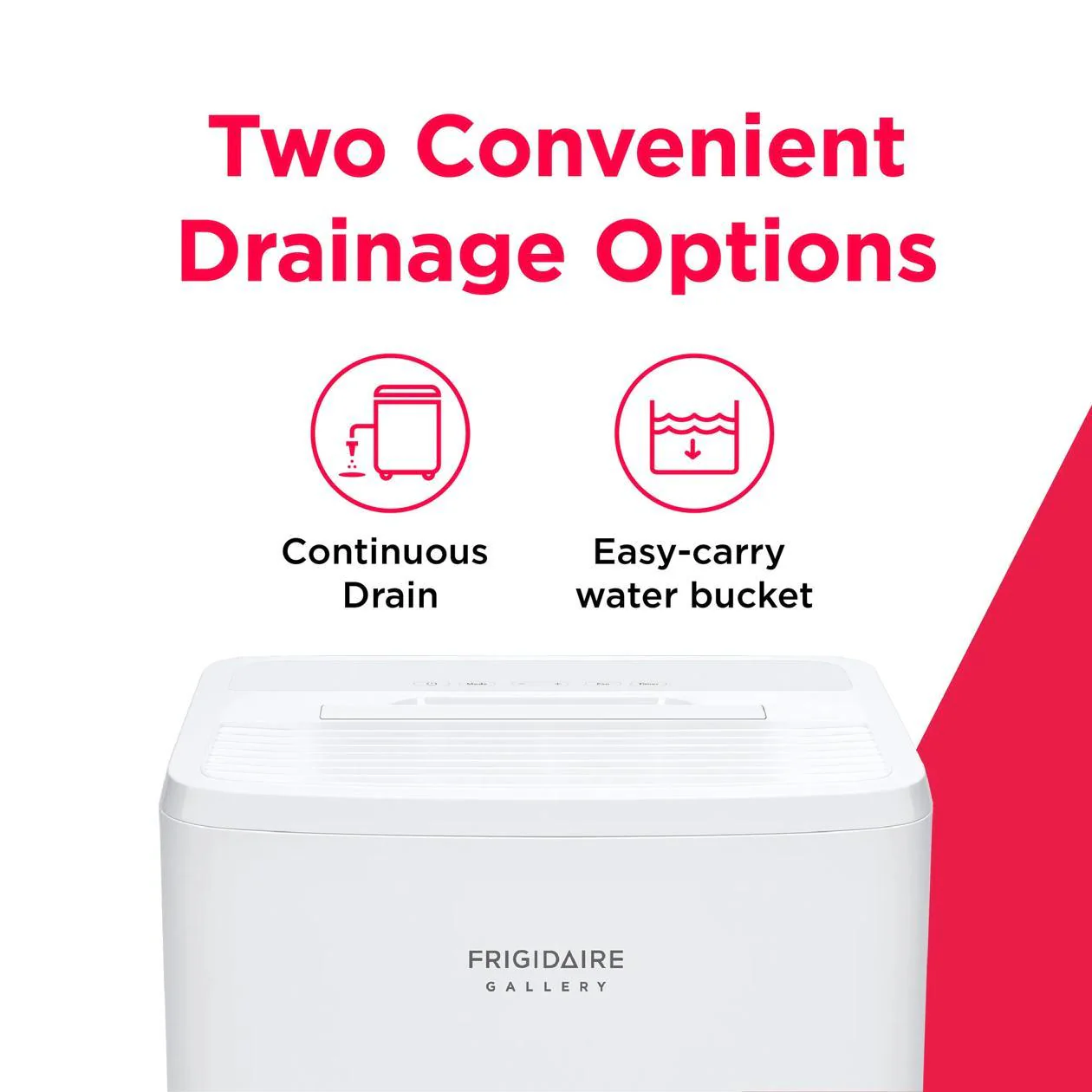 Frigidaire GHDD5035W1 2-in-1 50 Pint Dehumidifier with Built-in Allergy Filter and Wi-Fi (Energy Star) - Image 9
