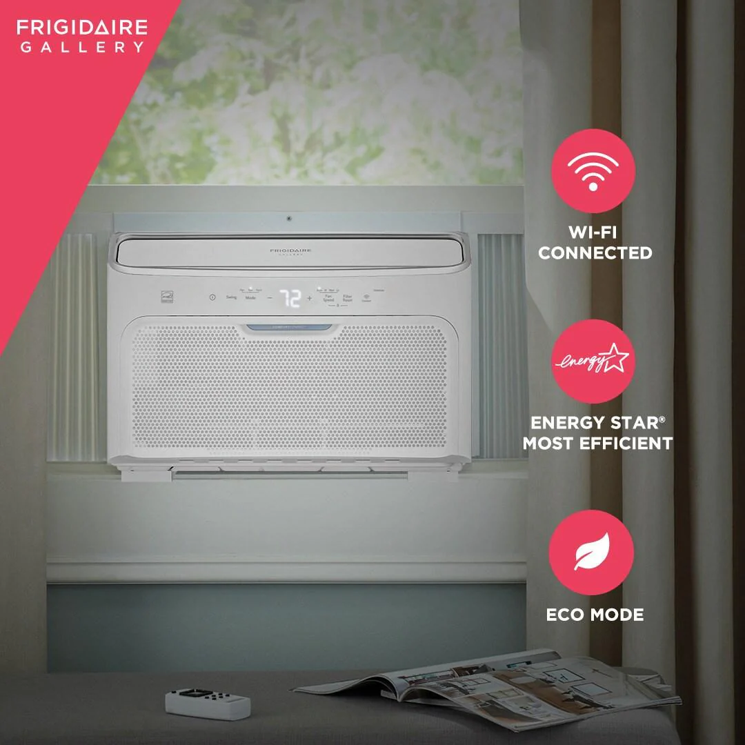 Frigidaire GHWQ103WC1 10,000 BTU Inverter Window Room Air Conditioner with Wi-Fi (Energy Star) - Image 4