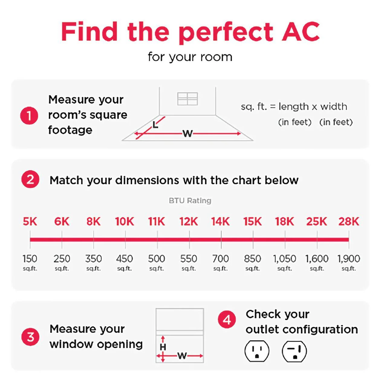 Frigidaire GHWW125TE1 12,000 BTU Inverter Window Room Air Conditioner with Wi-Fi (Energy Star) - Image 3