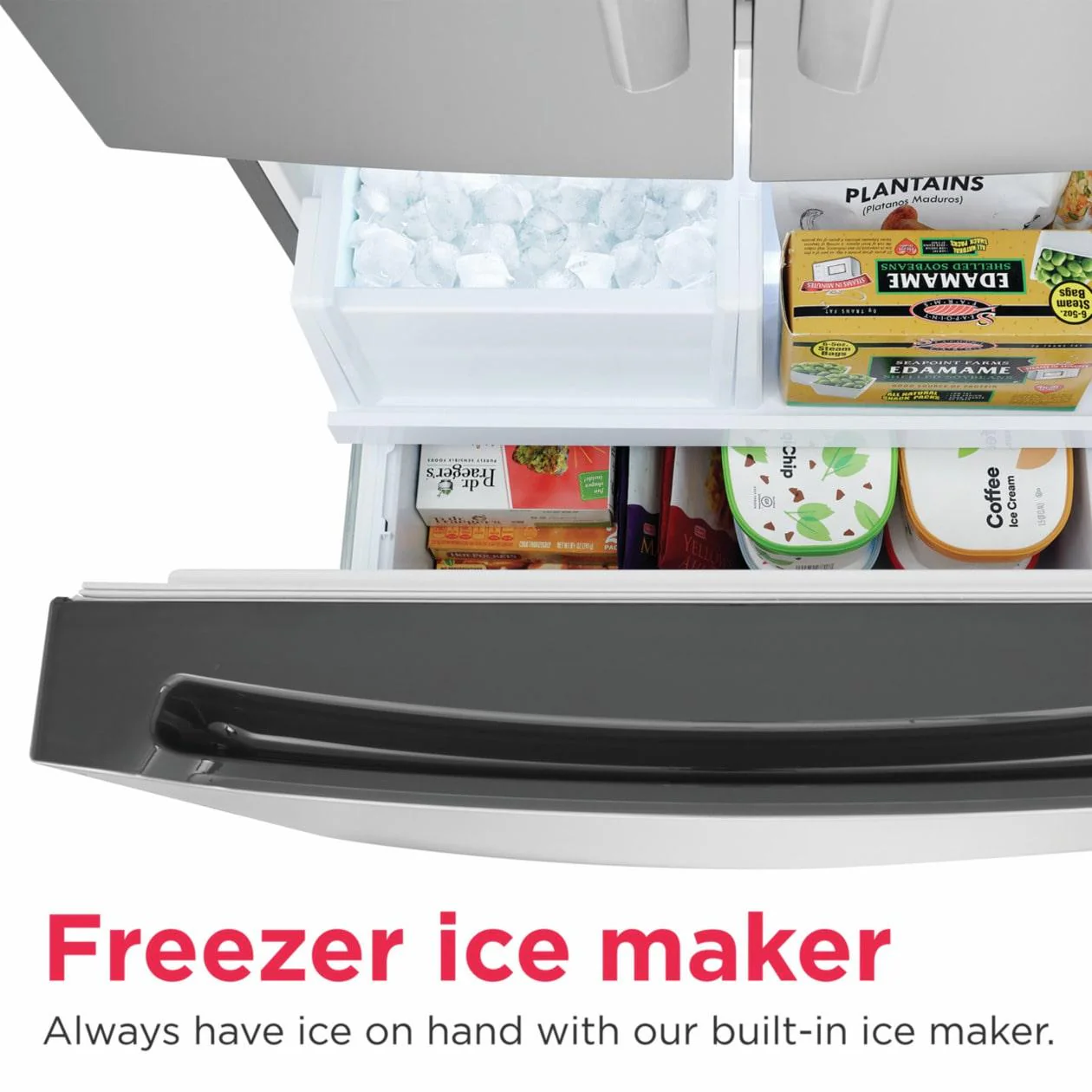 Frigidaire GRFN2023AF 20 Cu. Ft. Standard-Depth French Door Refrigerator - Image 7