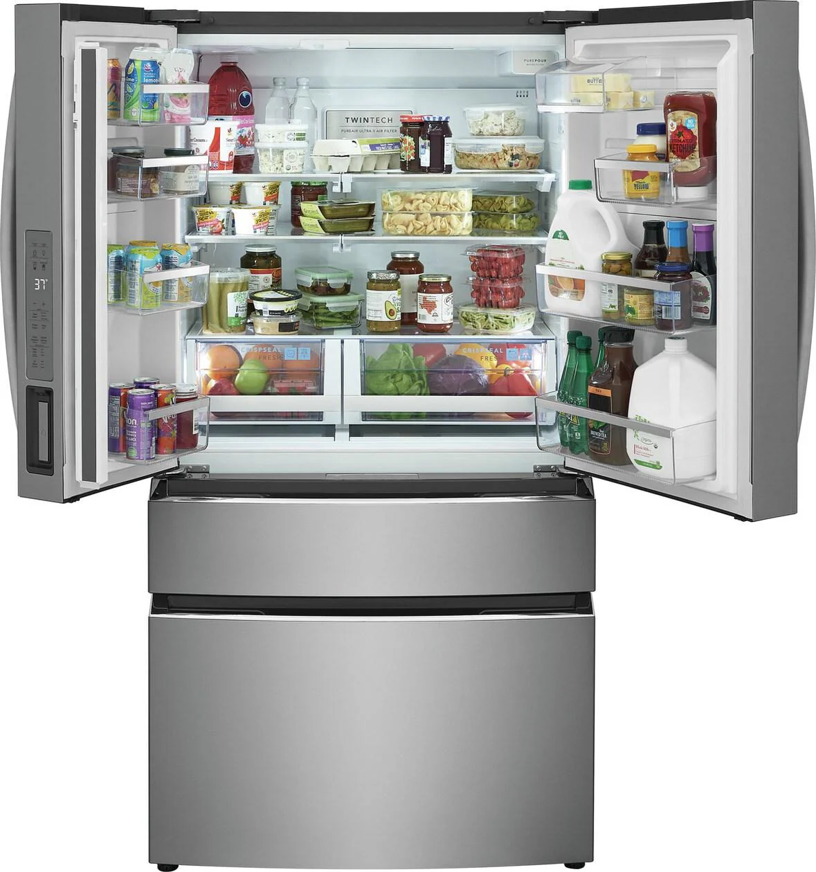 Frigidaire GRMN2872AF 27 Cu. Ft. Standard-Depth 4-Door French Door Refrigerator - Image 4