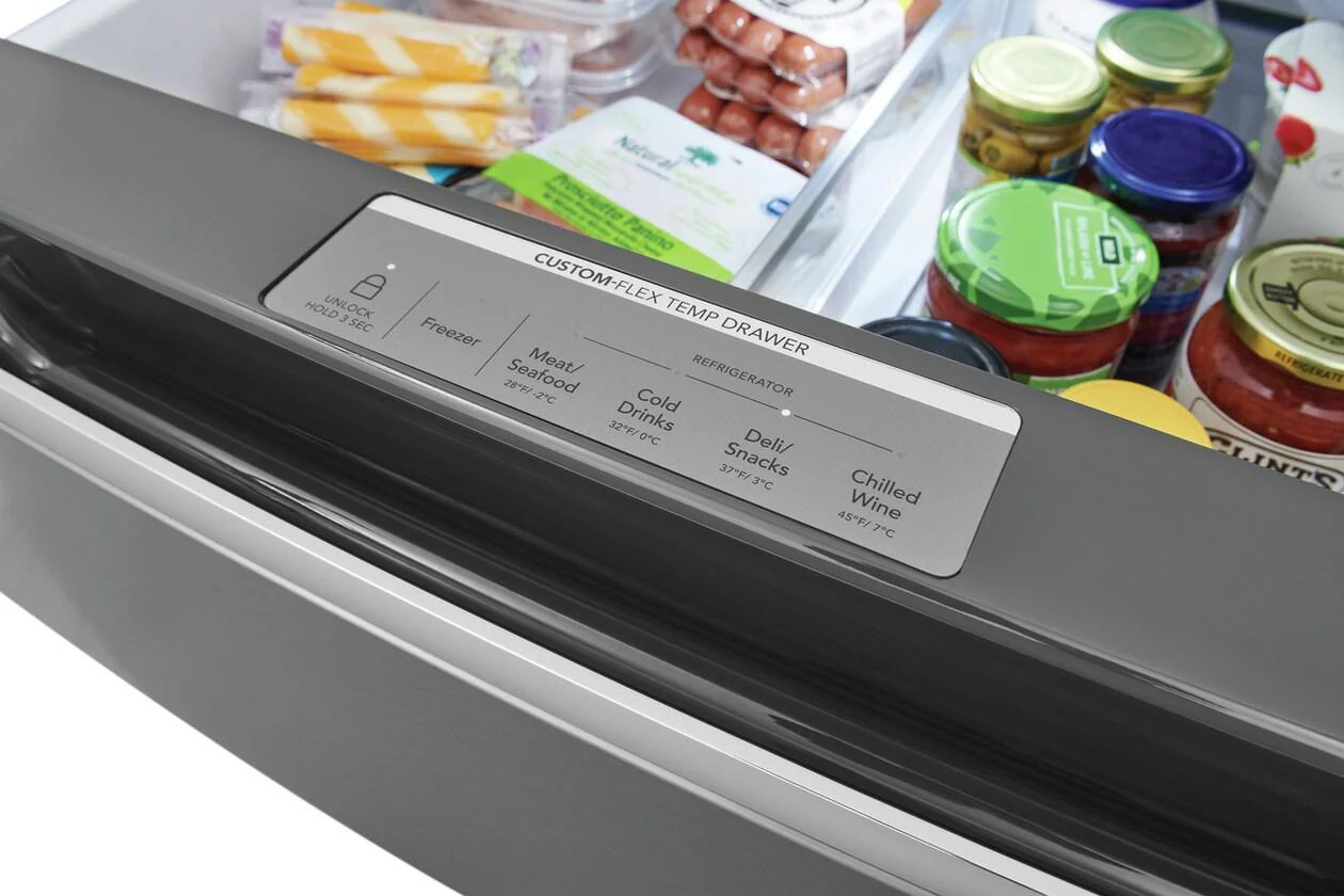 Frigidaire GRMS2773AF 26 Cu. Ft. Standard-Depth 4-Door French Door Refrigerator - Image 7