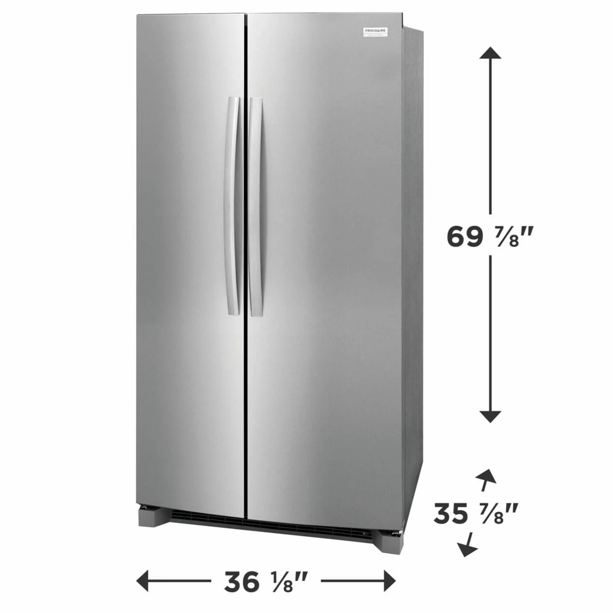 Frigidaire GRSN2620AF 26 Cu. Ft. 36" Standard Depth Side by Side Refrigerator - Image 2