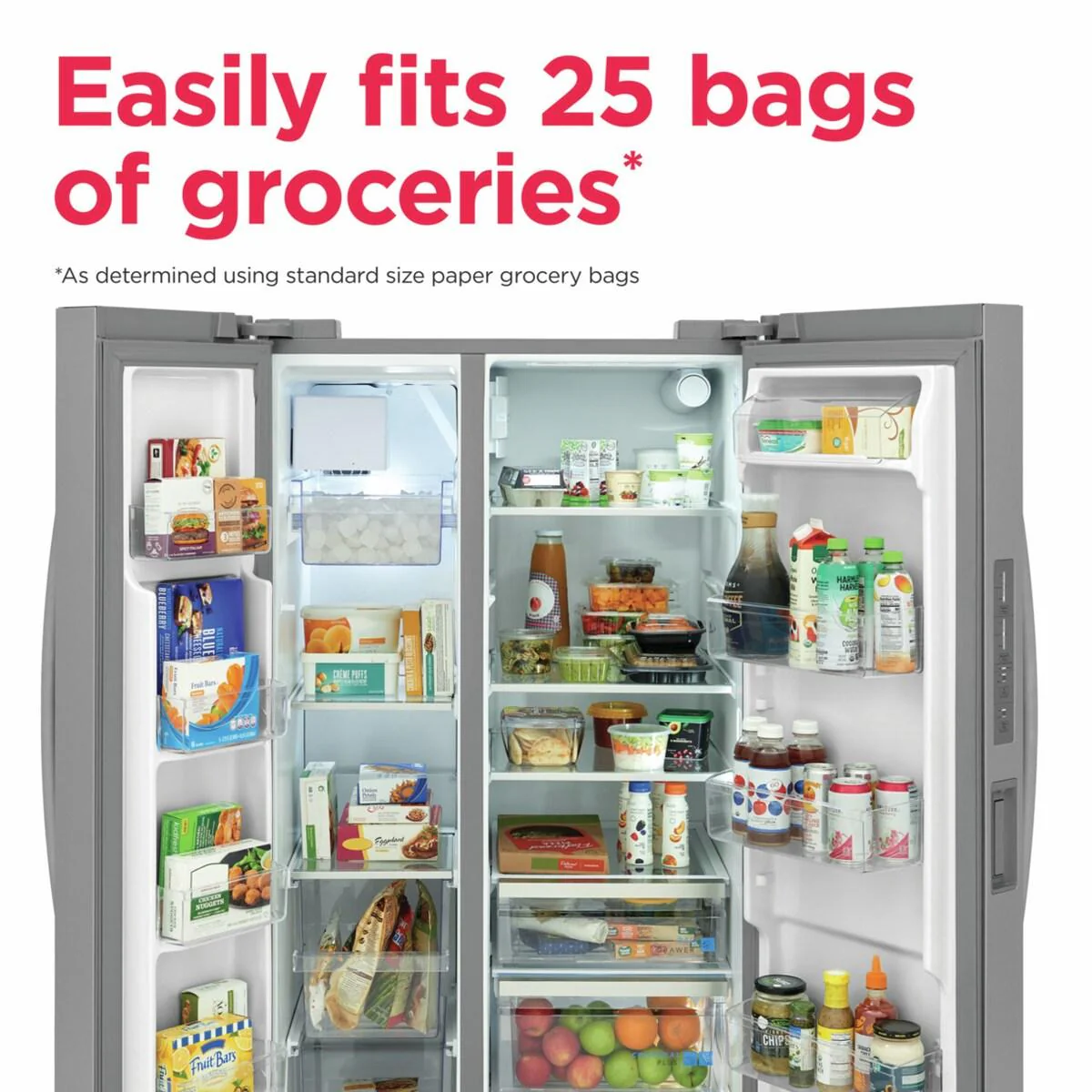 Frigidaire GRSN2620AF 26 Cu. Ft. 36" Standard Depth Side by Side Refrigerator - Image 7
