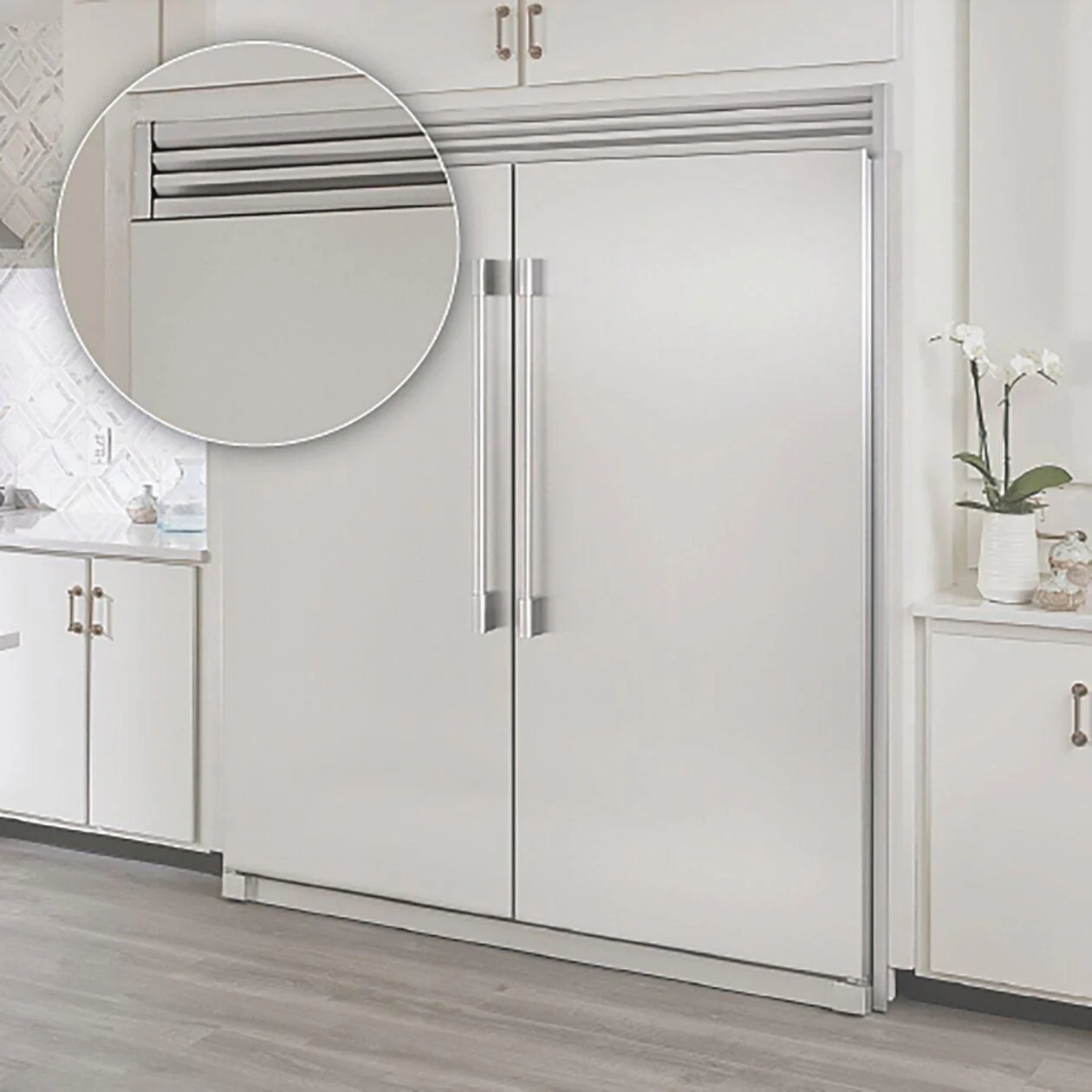 Frigidaire TRMKTEZ2LV84 84" Louvered Double Trim Kit - Image 2