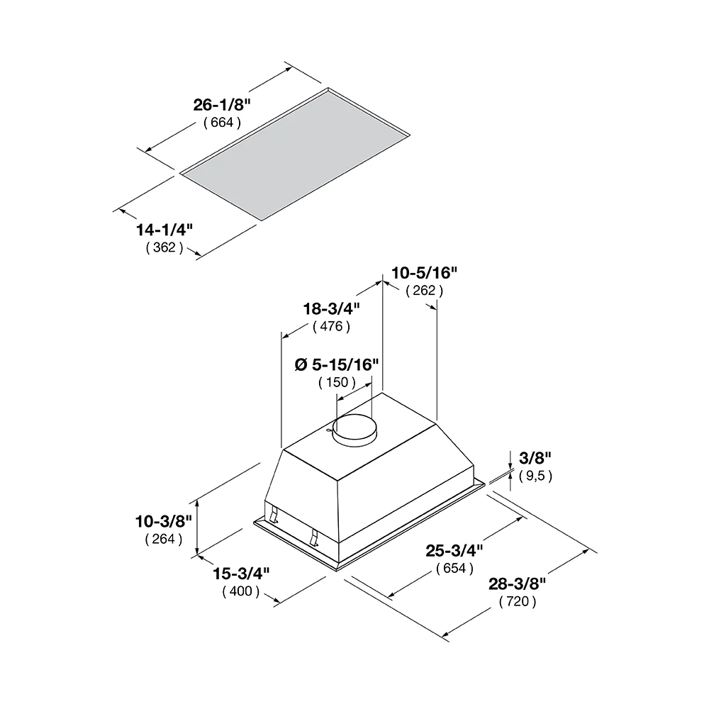 28" INSERT HOOD - Image 10